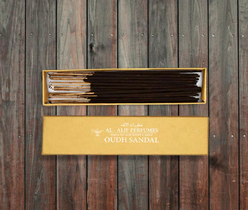 Al Alif Oudh Sandal 50gm Incense Sticks